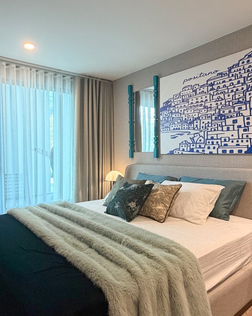 Bedroom of a unit