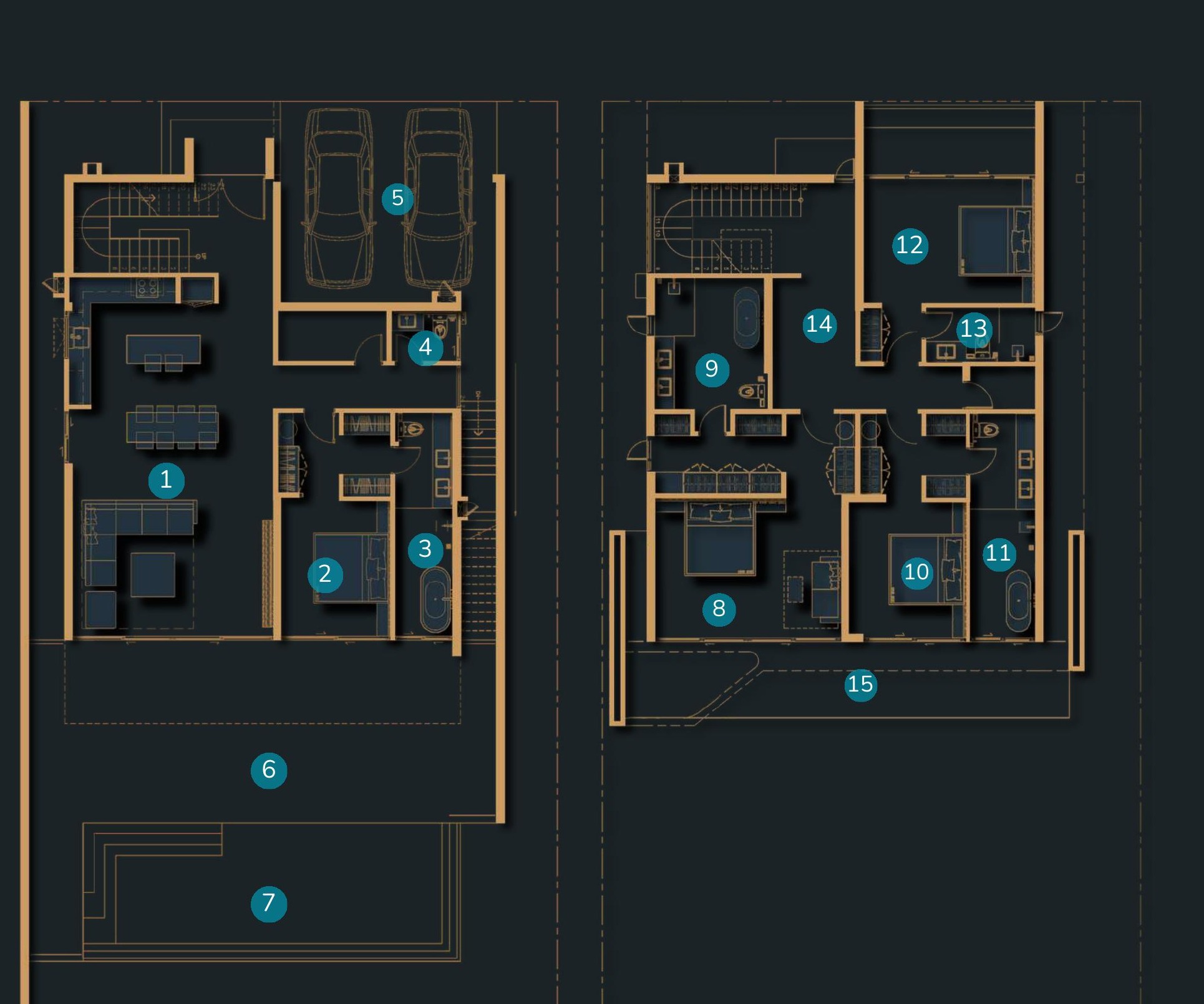 Villa Type B floor plan