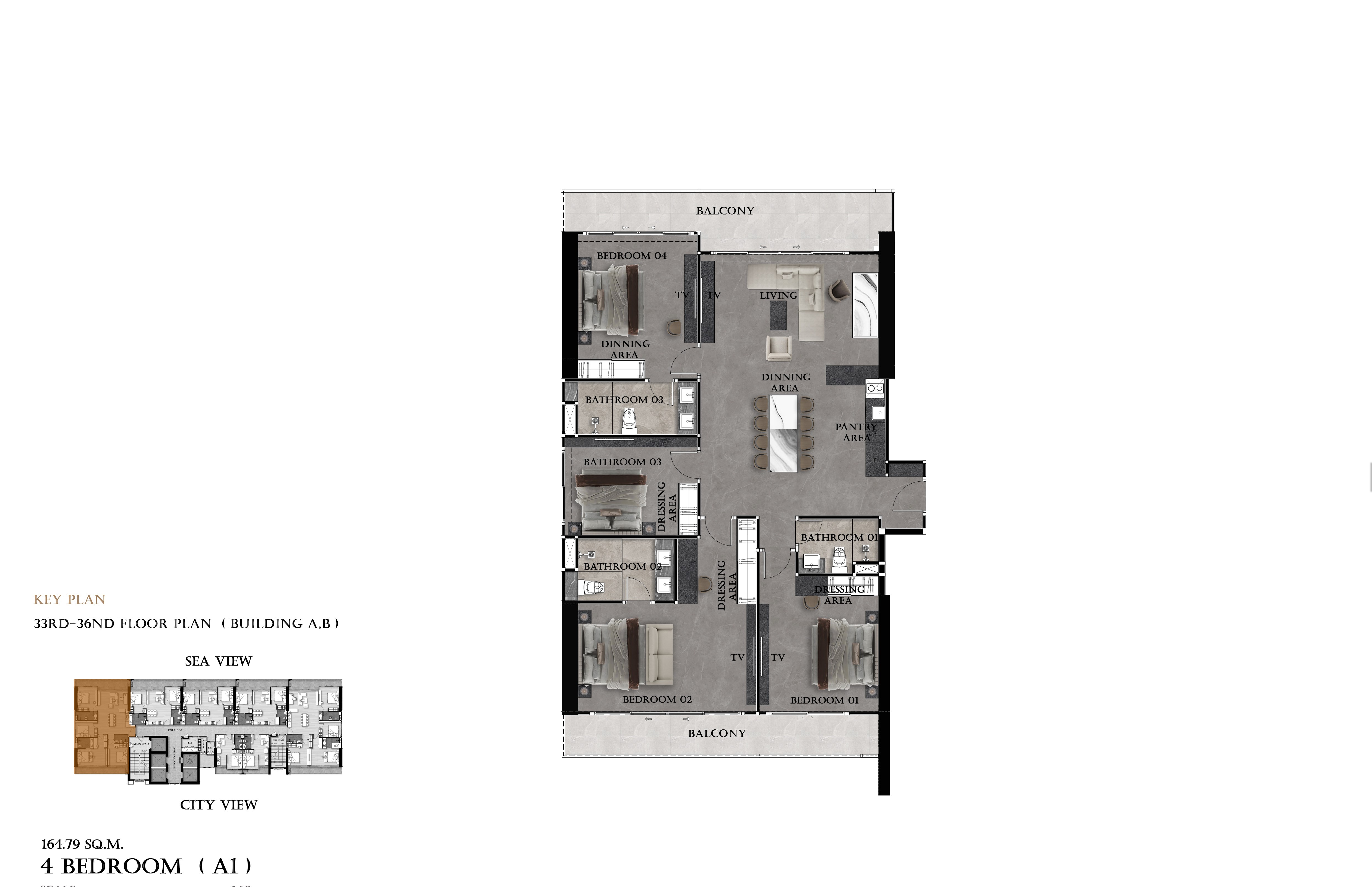 4 bedroom floor plan