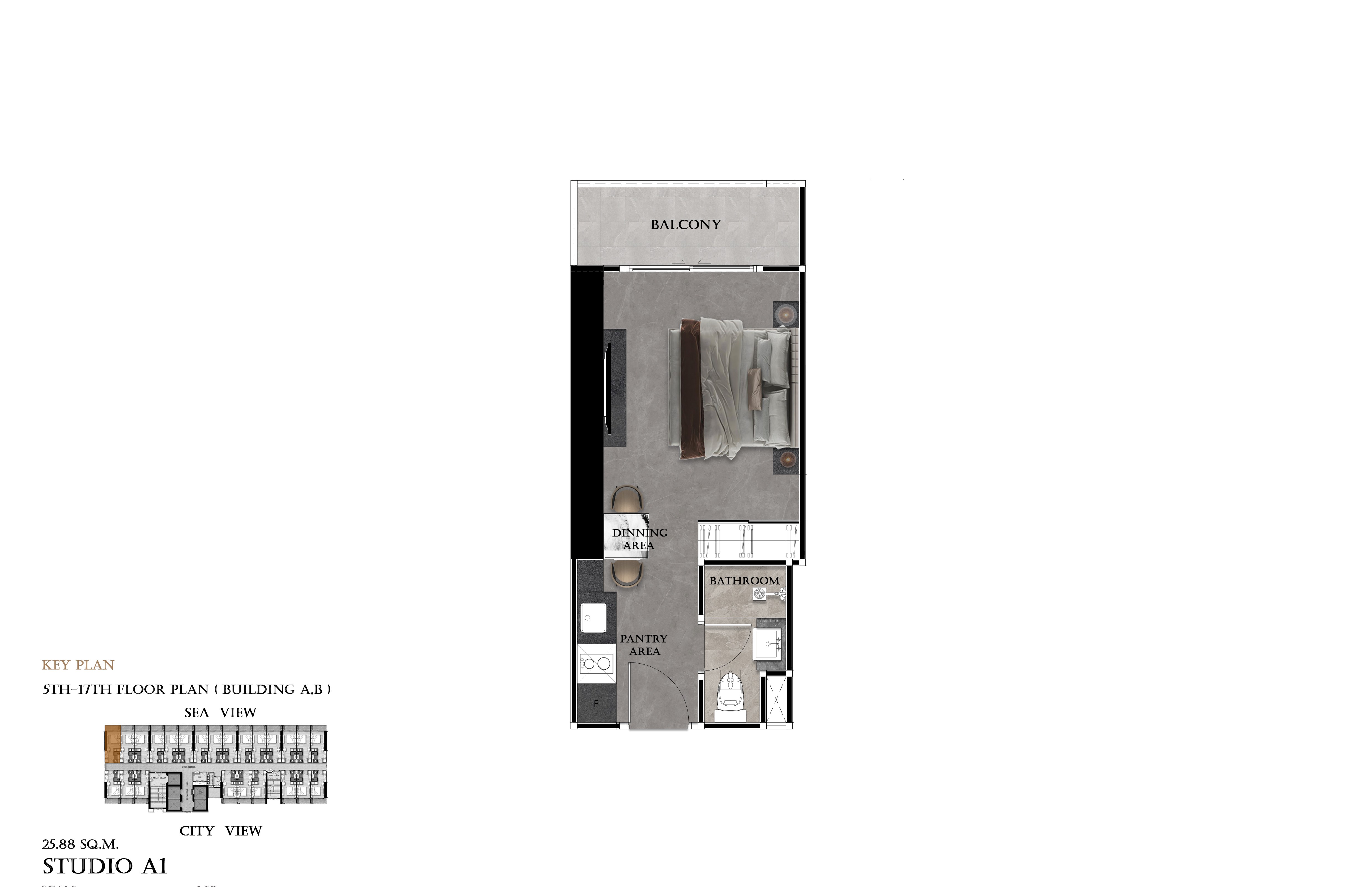 Studio floor plan